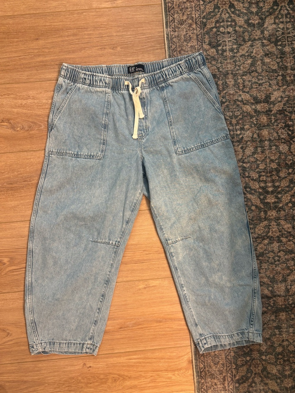 GAP supersoft pull-on barrel denim